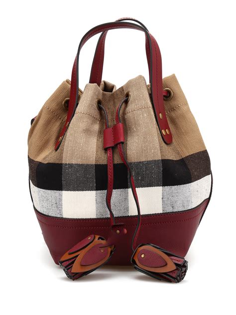 burberry small bucket bag